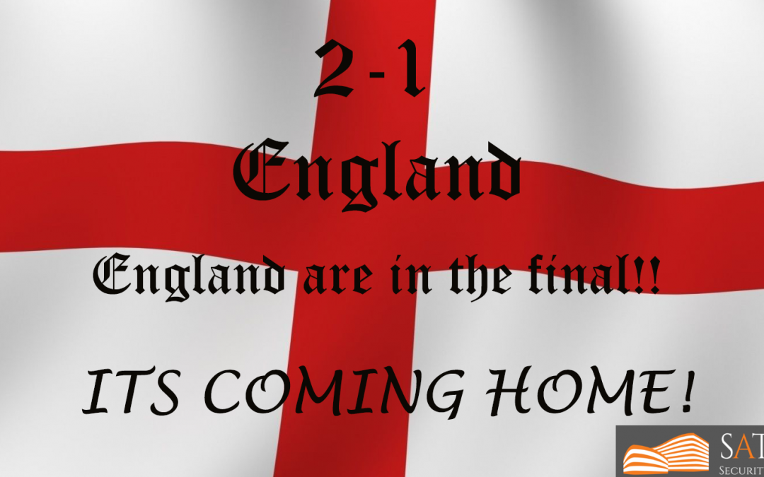 England Are in the Final!